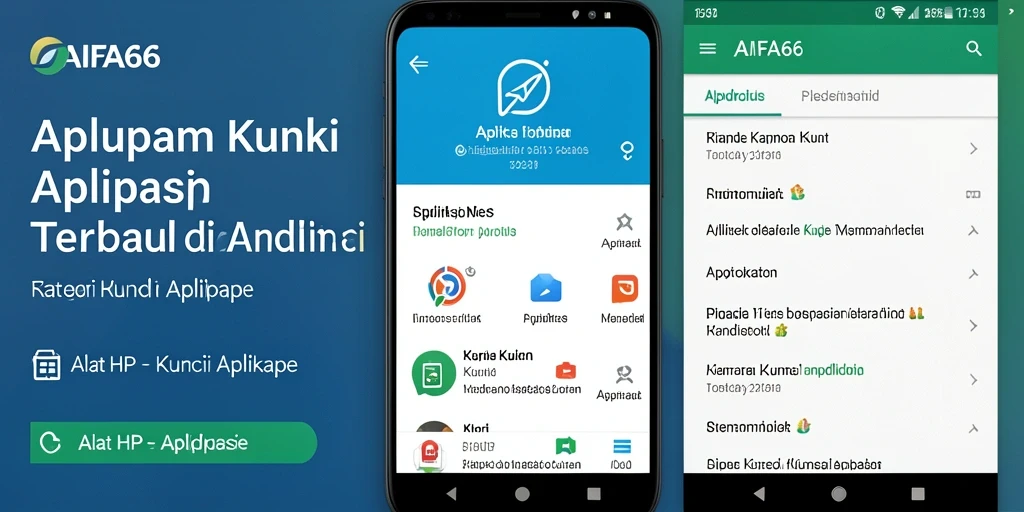 Antarmuka AIFA66 yang sederhana dan efektif untuk mengunci aplikasi.
