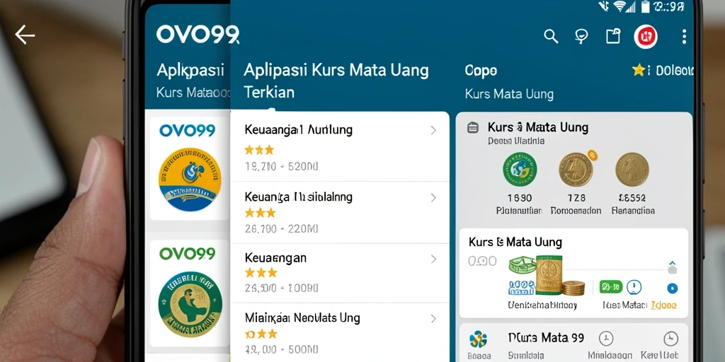 Tampilan antarmuka OVO99 yang modern dan informatif.