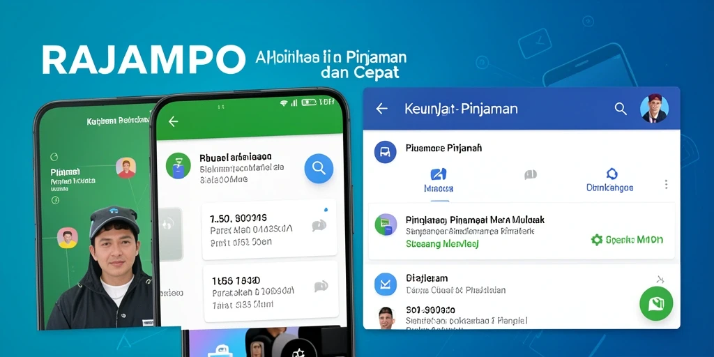 Tampilan antarmuka aplikasi RAJAMPO yang ramah pengguna.