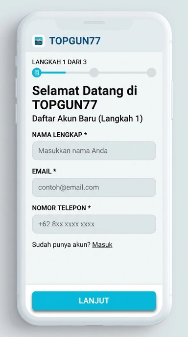 Buat Akun Baru di topgun77 Sekarang